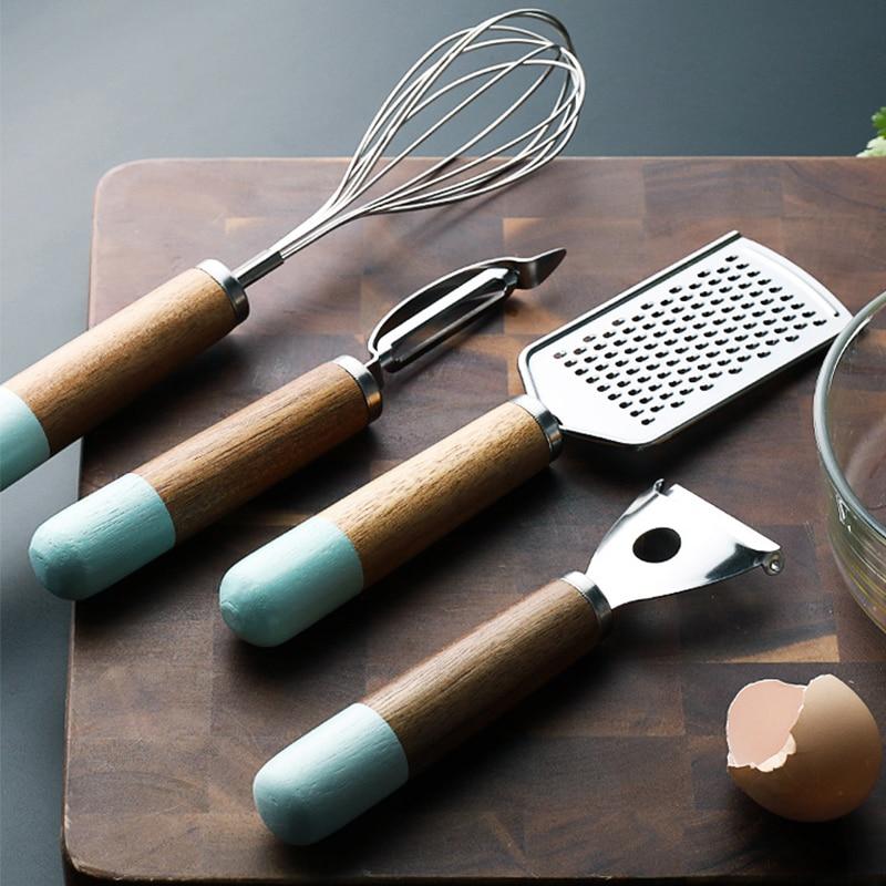 Aqua Dipped Kitchen Utensils Handle Cooking Baking Tools