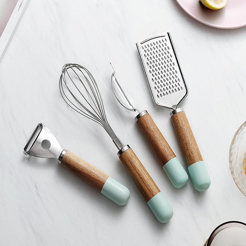Aqua Dipped Kitchen Utensils Handle Cooking Baking Tools