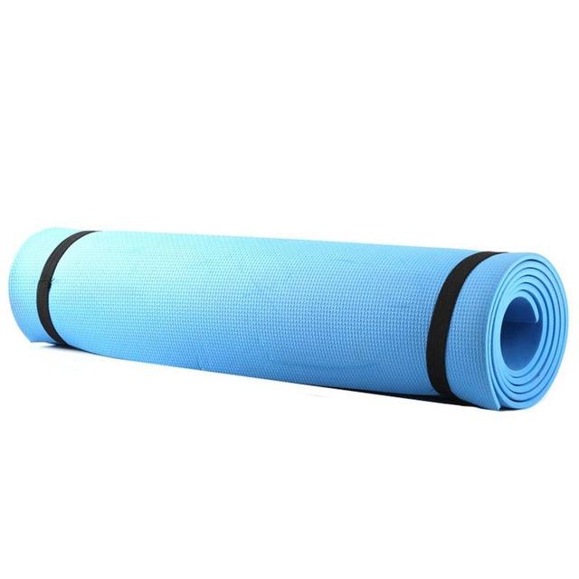 6Mm Eva Yoga Mat Fitness Pilates Gym Non Slip Exercise Purple Pink Blue