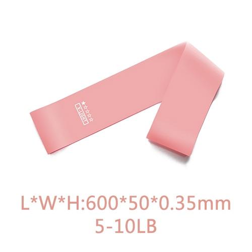 5Pcs Gradient Resistance Bands Home Fitness Exercise Workout Equipment