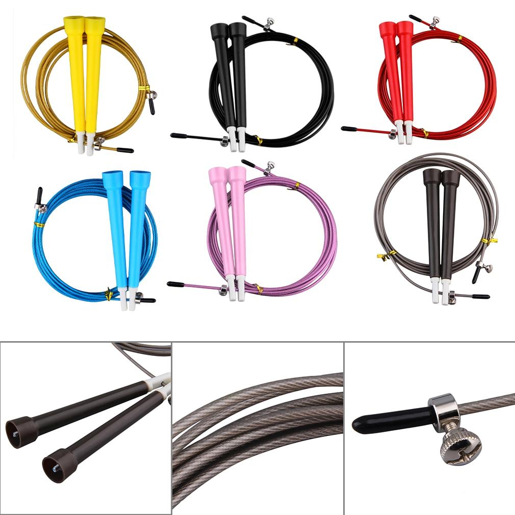 3 Metre Steel Skipping Ropes Jump Cardio Exercise Fitness Gym Crossfit
