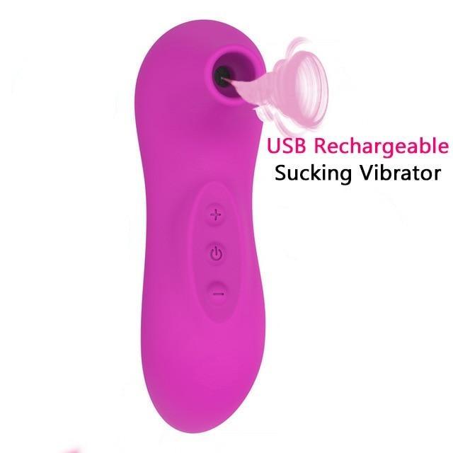 Clitoral Sucking Vibrator 10 Intensities Waterproof Rechargeable