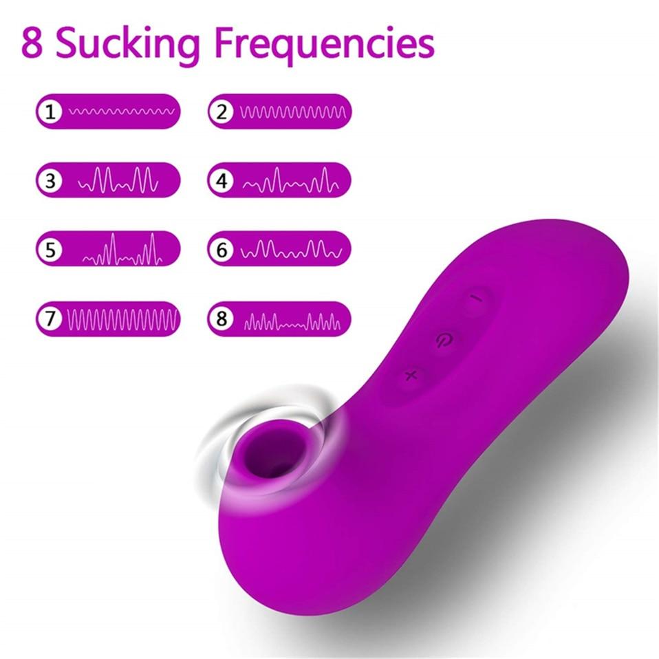 Clitoral Sucking Vibrator 10 Intensities Waterproof Rechargeable