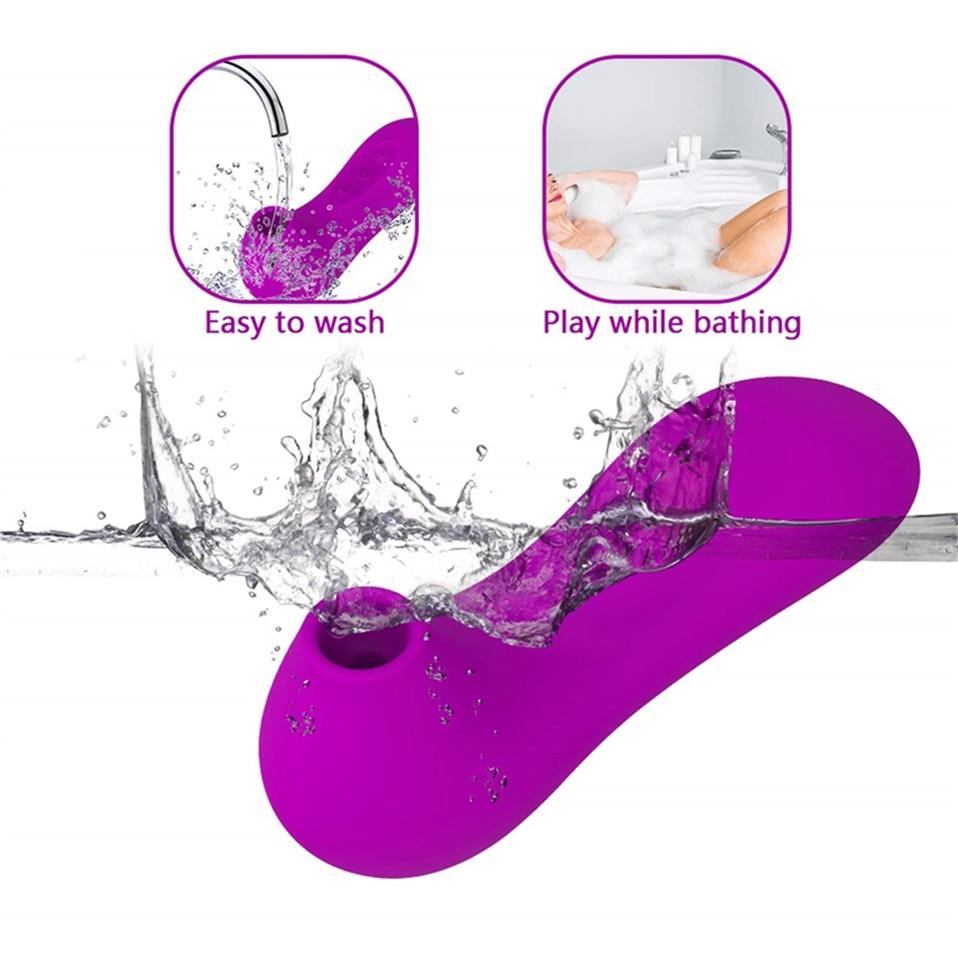 Clitoral Sucking Vibrator 10 Intensities Waterproof Rechargeable