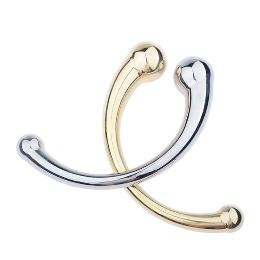 Double Ended Stainless Steel Butt Plug Dildo Metal Anal Bead Balls