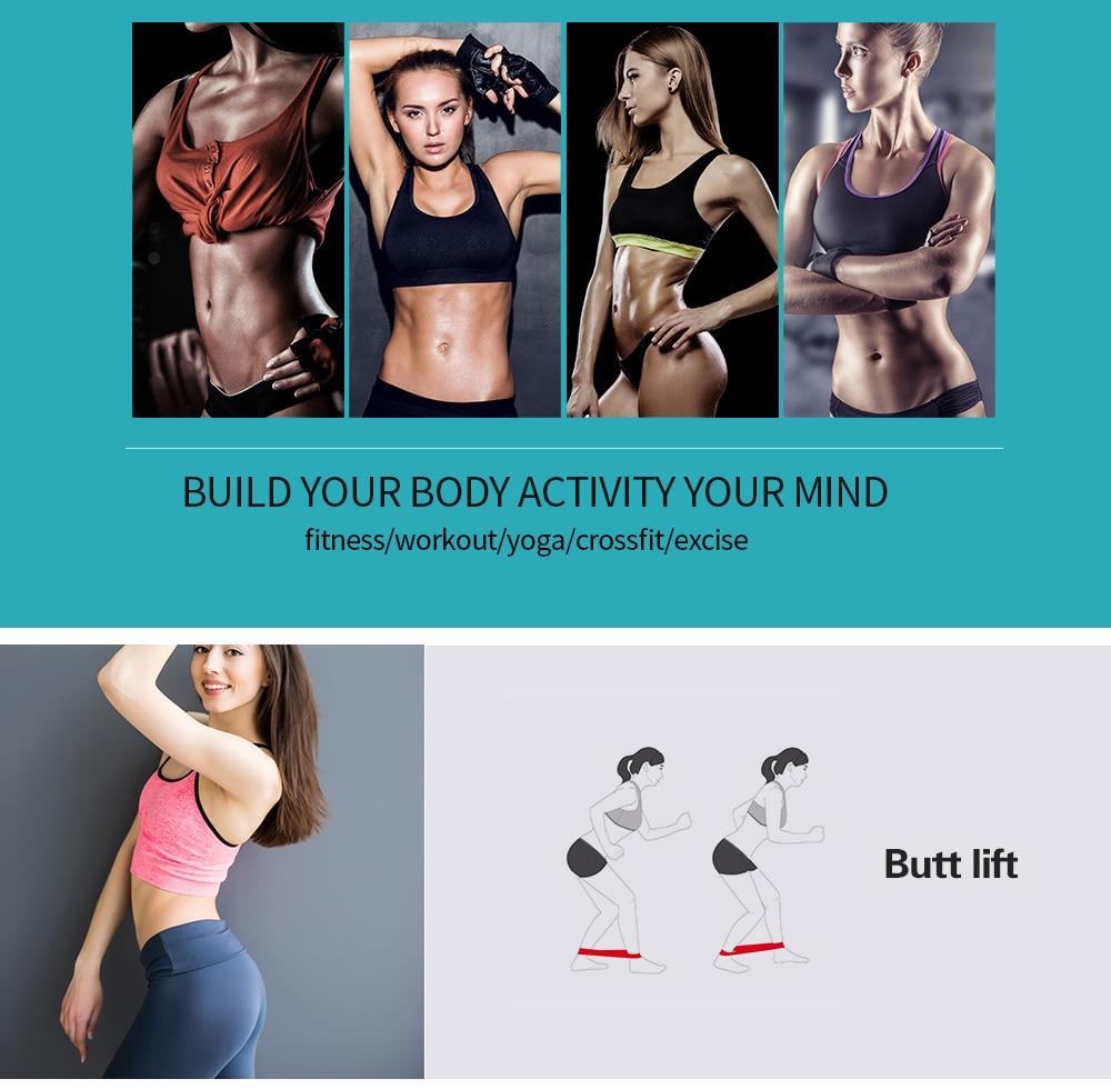 Resistance Bands Set Or Singles Exercise Glutes Yoga Pilates Gym Workout Fitness