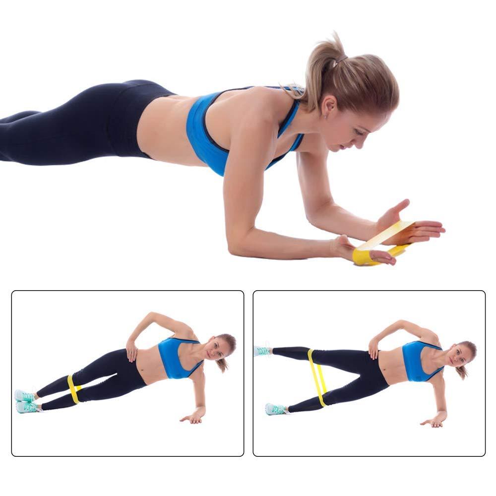 Resistance Bands Set Or Singles Exercise Glutes Yoga Pilates Gym Workout Fitness