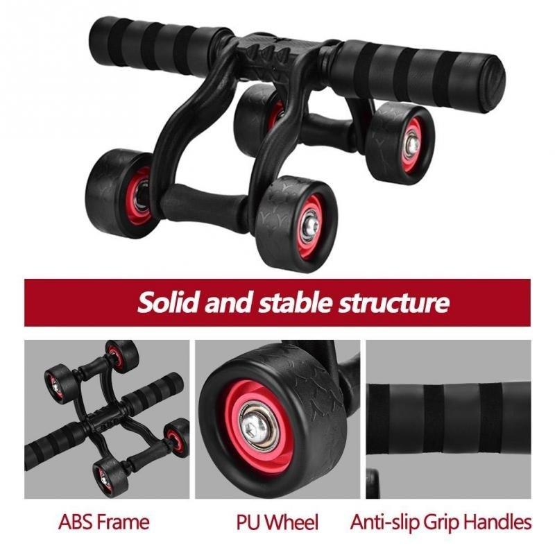 Ab Roller Abdominal Muscle Workout Wheels Gym Equipment