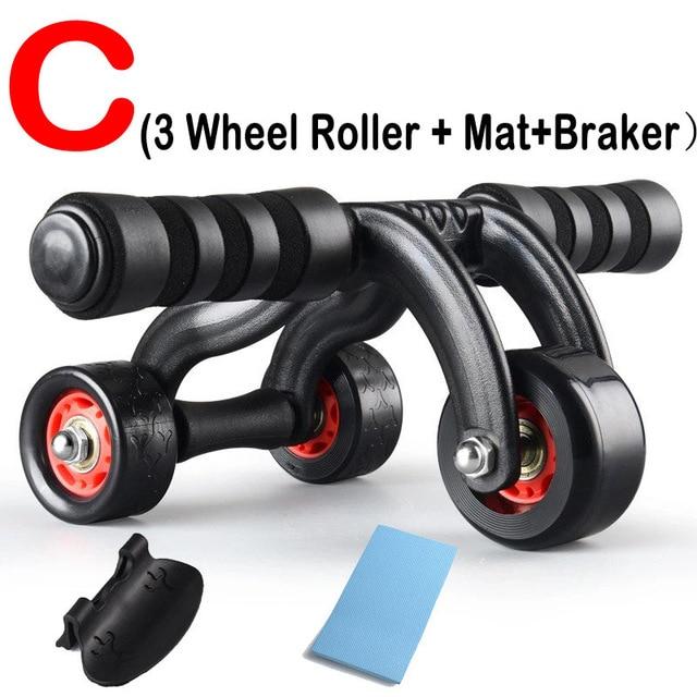 Ab Roller Abdominal Muscle Workout Wheels Gym Equipment