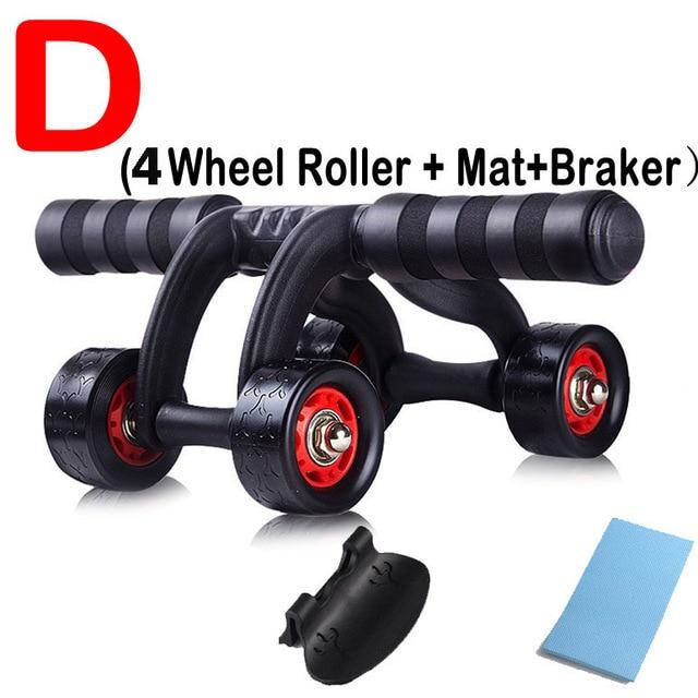 Ab Roller Abdominal Muscle Workout Wheels Gym Equipment