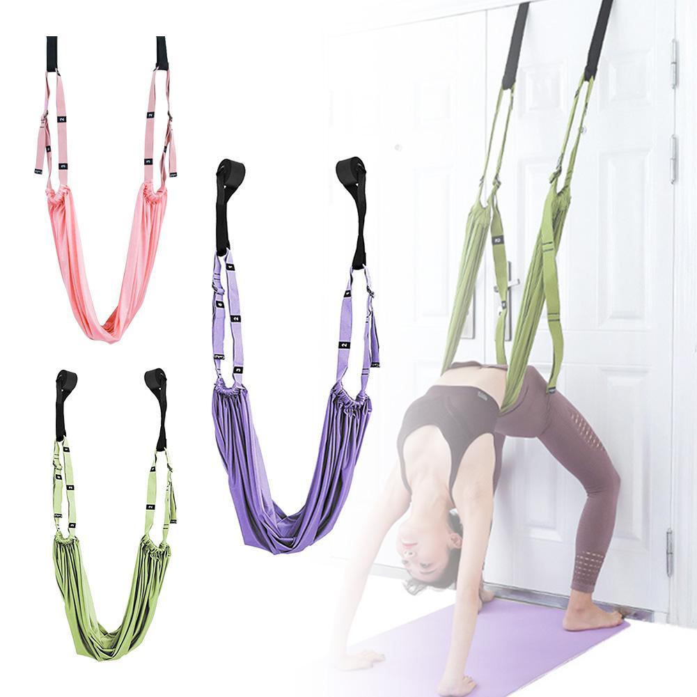 Yoga Doorway Leg Stretcher Gymnastics Loop Resistance Bands Exercise Fitness