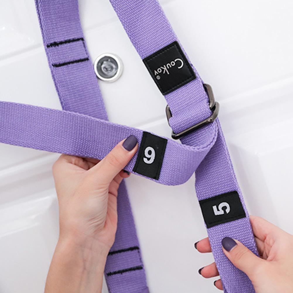 Yoga Doorway Leg Stretcher Gymnastics Loop Resistance Bands Exercise Fitness