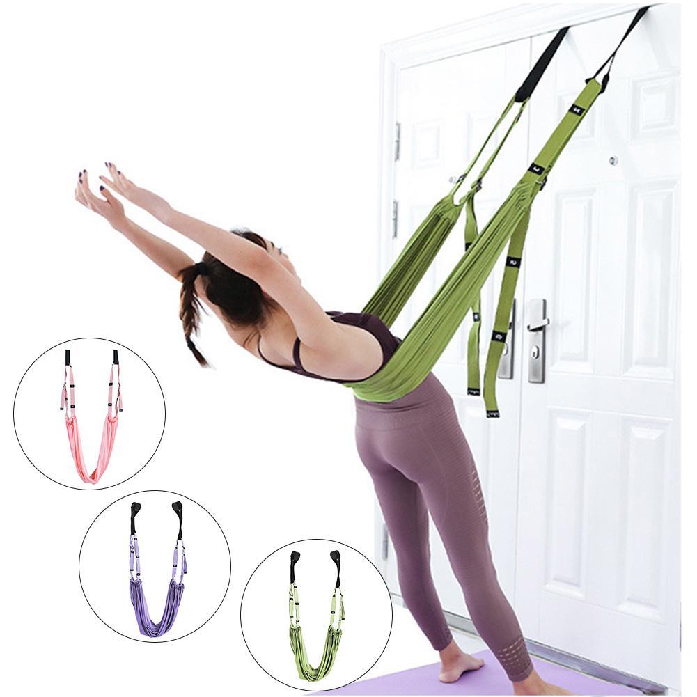 Yoga Doorway Leg Stretcher Gymnastics Loop Resistance Bands Exercise Fitness