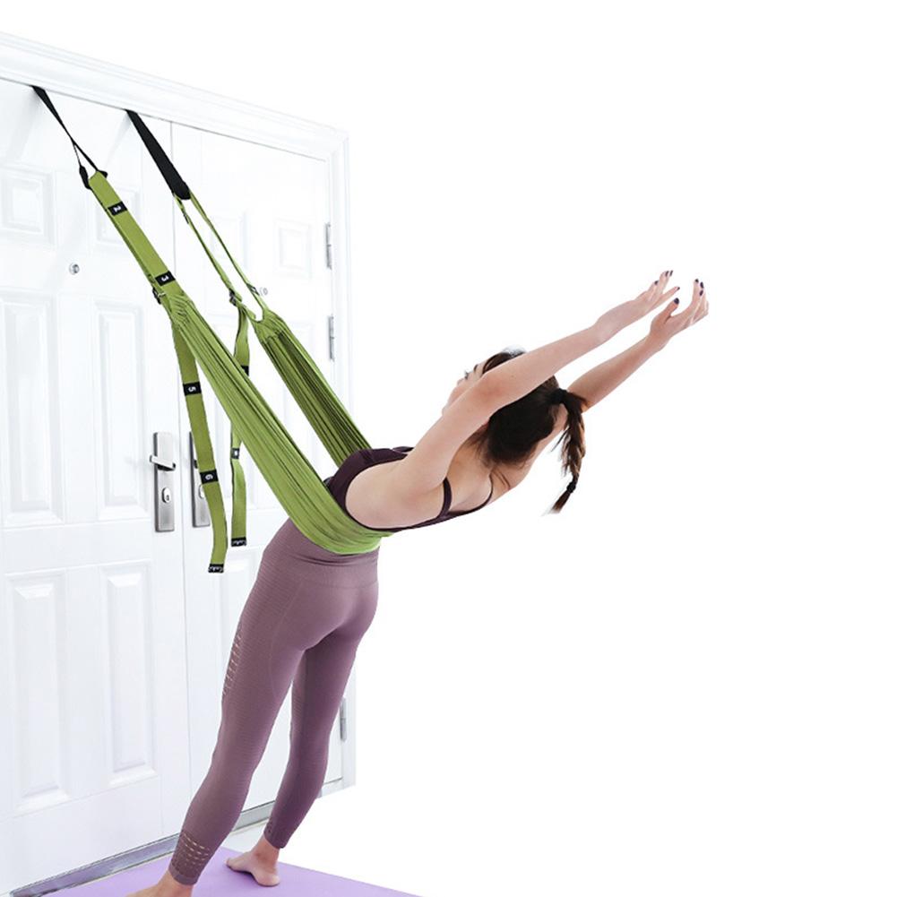 Yoga Doorway Leg Stretcher Gymnastics Loop Resistance Bands Exercise Fitness