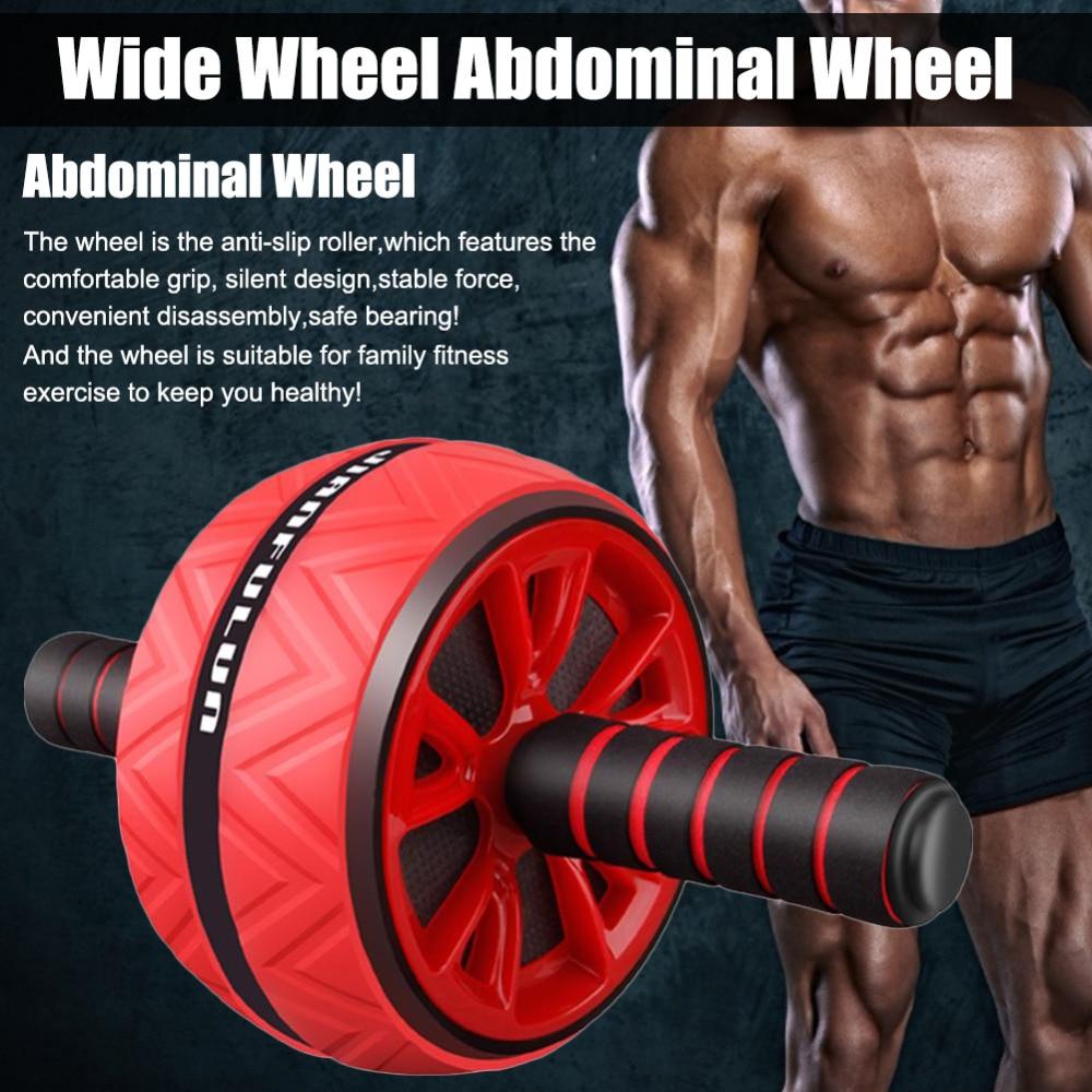 5 Colours Ab Wheel Waist Toning Core Workout Exercise Gym Fitness Equipment