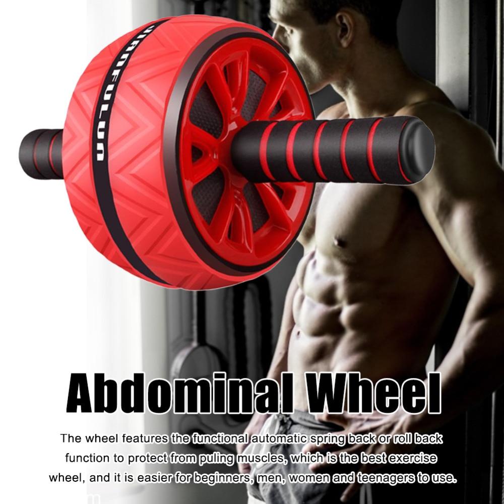 5 Colours Ab Wheel Waist Toning Core Workout Exercise Gym Fitness Equipment