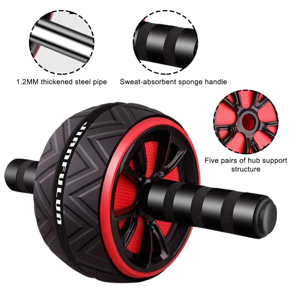5 Colours Ab Wheel Waist Toning Core Workout Exercise Gym Fitness Equipment