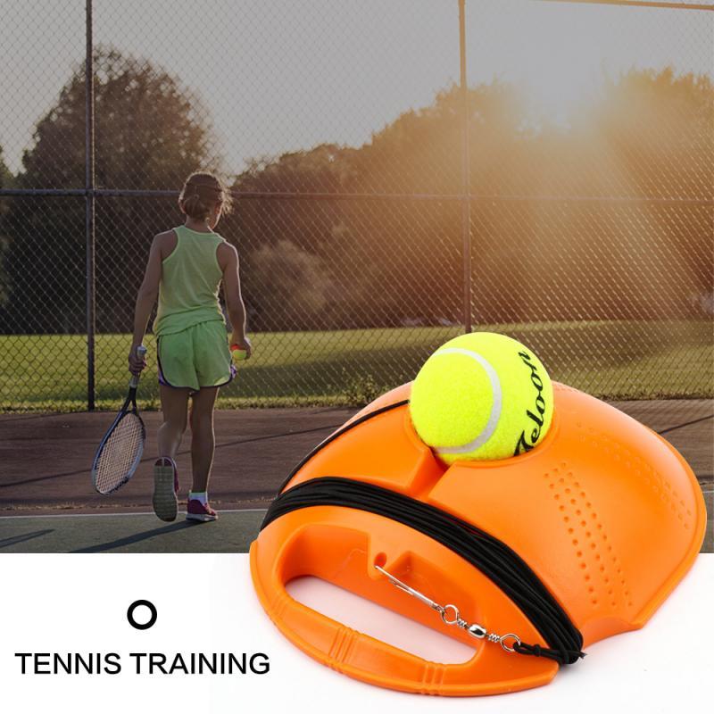 Solo Tennis Trainer With Balls Rebound Practice Training Exercise Fitness