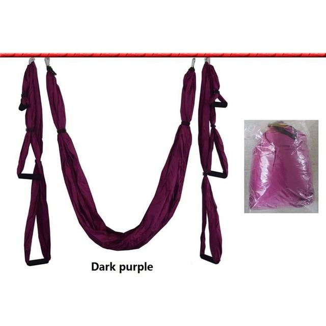 Anti Gravity Aerial Yoga Hammock Hanging Belt Swing Trapeze Gym Fitness Exercises