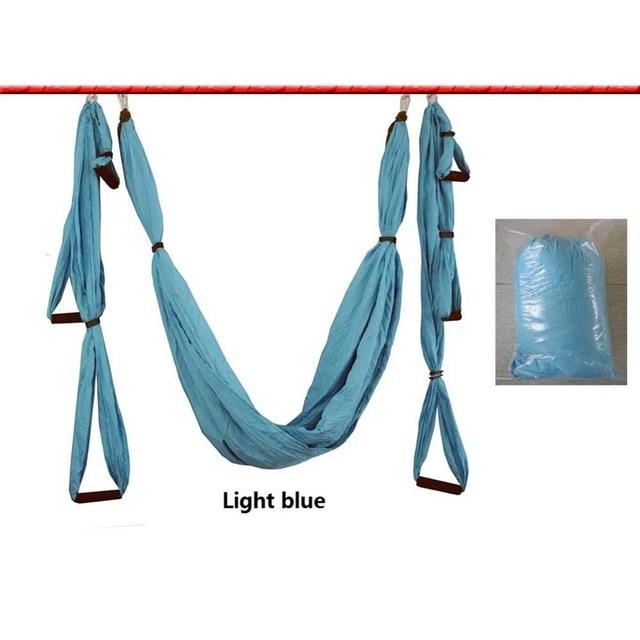 Anti Gravity Aerial Yoga Hammock Hanging Belt Swing Trapeze Gym Fitness Exercises
