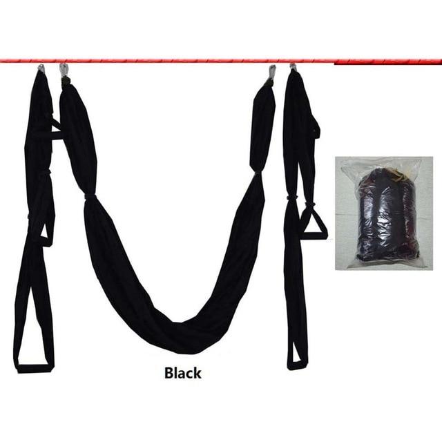 Anti Gravity Aerial Yoga Hammock Hanging Belt Swing Trapeze Gym Fitness Exercises