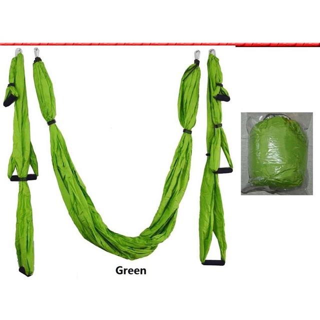 Anti Gravity Aerial Yoga Hammock Hanging Belt Swing Trapeze Gym Fitness Exercises