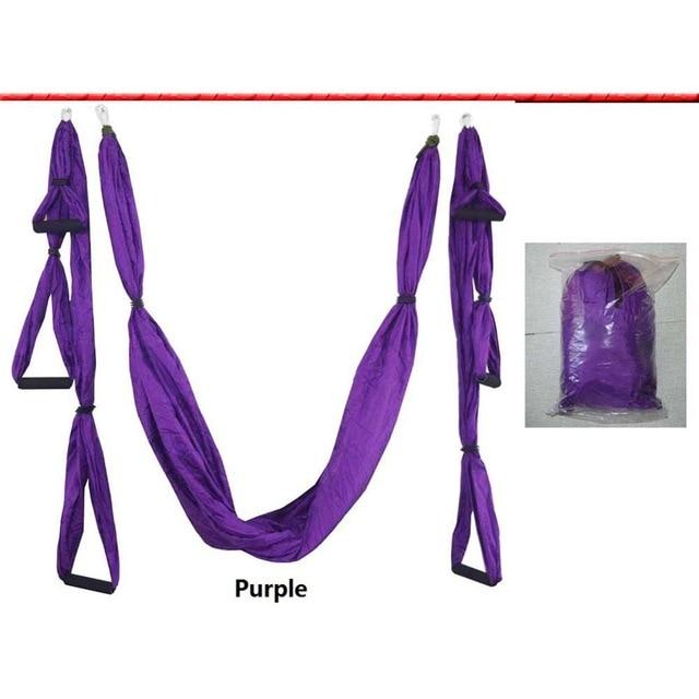 Anti Gravity Aerial Yoga Hammock Hanging Belt Swing Trapeze Gym Fitness Exercises