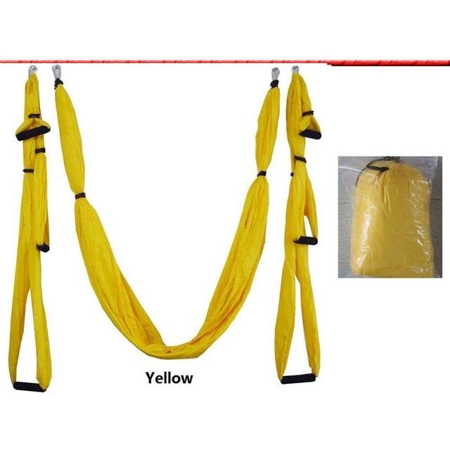 Anti Gravity Aerial Yoga Hammock Hanging Belt Swing Trapeze Gym Fitness Exercises