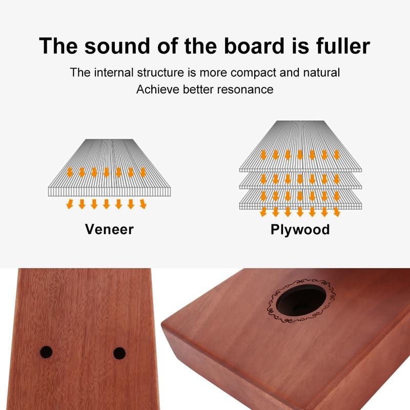 17 Keys Kalimba Thumb Piano High Quality Musical Instrument