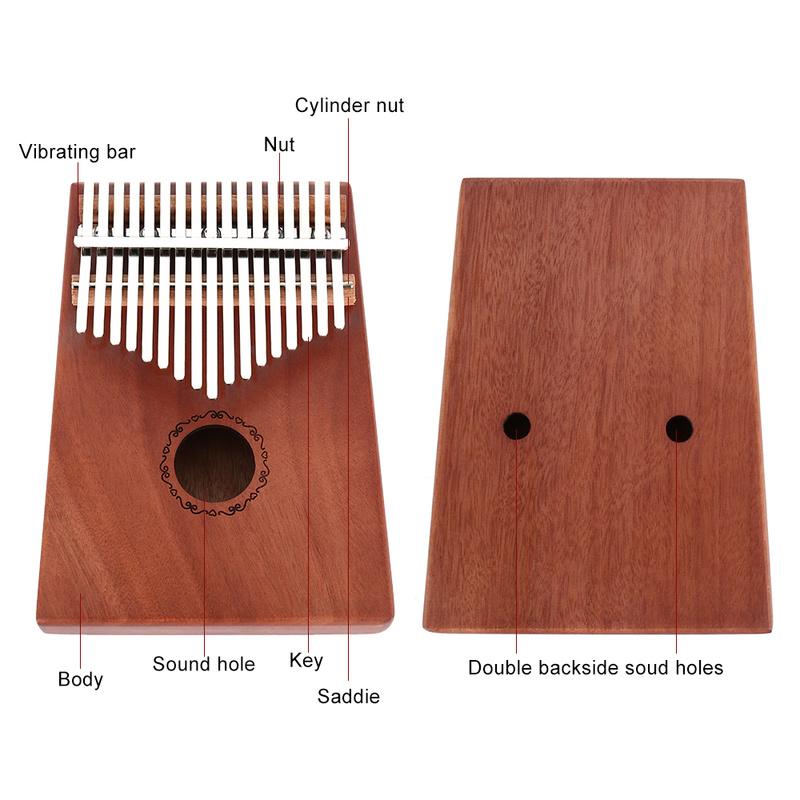 17 Keys Kalimba Thumb Piano High Quality Musical Instrument