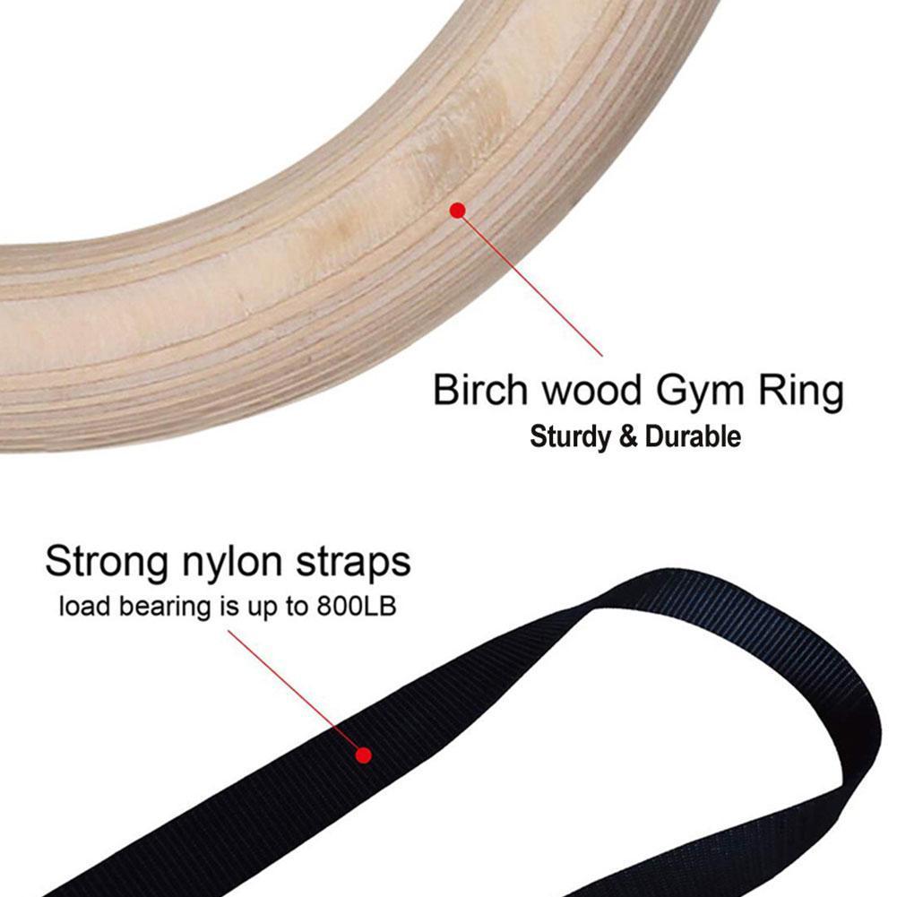 32Mm Gymnastics Training Rings Crossfit Exercise Equipment Fitness