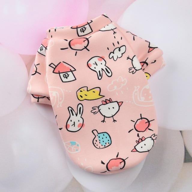 Puppy Pastels Sweater Dog Coat
