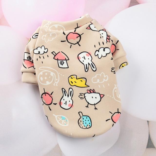 Puppy Pastels Sweater Dog Coat