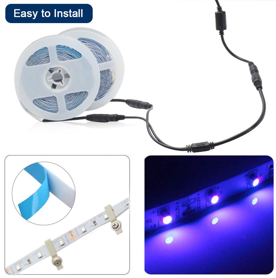 Uv 10M Tape Led Strip Lighting Indoor Backlight Lights