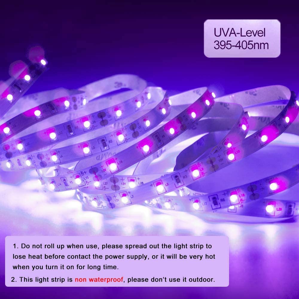 Uv 10M Tape Led Strip Lighting Indoor Backlight Lights