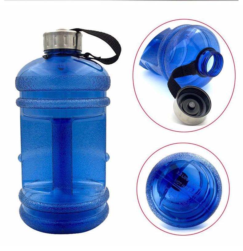 2.2Litre Sports Water Bottle Gym Fitness Workout Bpa Free Drink