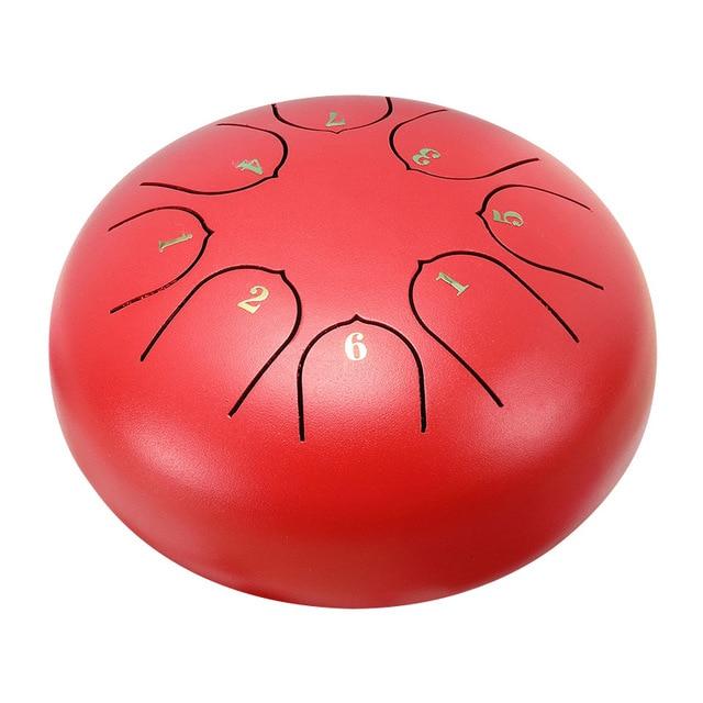 1 Sets of Hod Health & Home 1 Sets Of 6 Inch Mini 8 Tone Steel Tongue Drum Percussion Musical Instrument