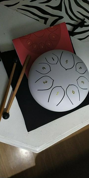 1 Sets of Hod Health & Home 1 Sets Of 6 Inch Mini 8 Tone Steel Tongue Drum Percussion Musical Instrument