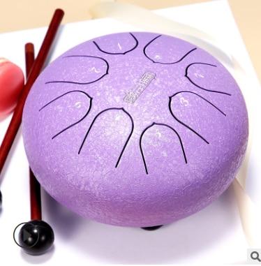 1 Sets of Hod Health & Home 1 Sets Of 6 Inch Mini 8 Tone Steel Tongue Drum Percussion Musical Instrument