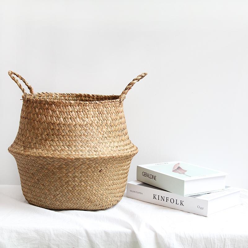 Colour Block Wicker Baskets Storage