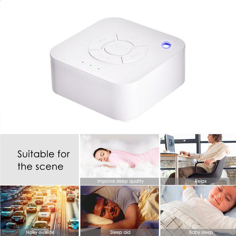 Usb Rechargeable Relaxation Sound Sleep Machine White Noise Nature