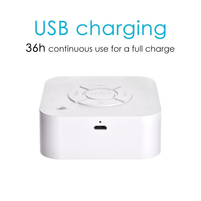 Usb Rechargeable Relaxation Sound Sleep Machine White Noise Nature
