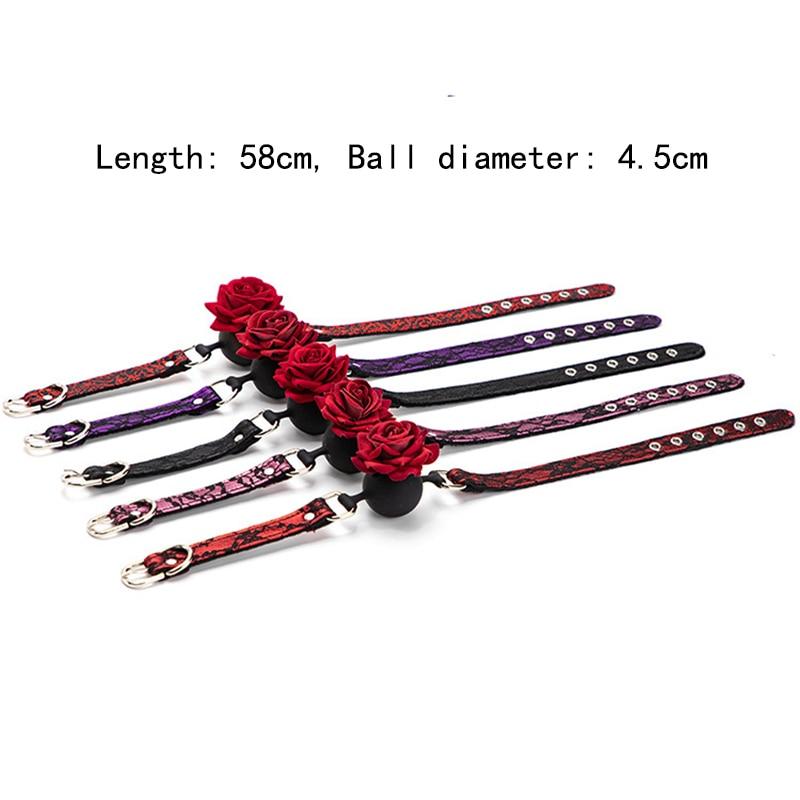 Rose Mouth Gag Bdsm Bondage Restraints Couples Sex Toy