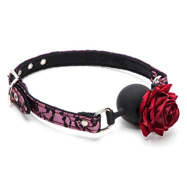 Rose Mouth Gag Bdsm Bondage Restraints Couples Sex Toy