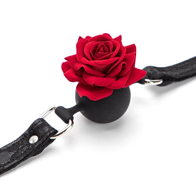 Rose Mouth Gag Bdsm Bondage Restraints Couples Sex Toy