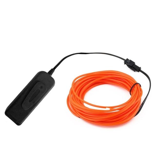 El Wire Glowing Neon Diy Decorations Dance Party Costumes 1M / 3M 5M