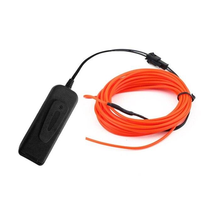El Wire Glowing Neon Diy Decorations Dance Party Costumes 1M / 3M 5M