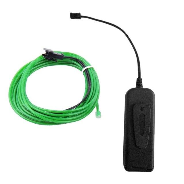 El Wire Glowing Neon Diy Decorations Dance Party Costumes 1M / 3M 5M