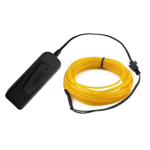 El Wire Glowing Neon Diy Decorations Dance Party Costumes 1M / 3M 5M