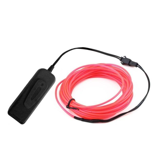 El Wire Glowing Neon Diy Decorations Dance Party Costumes 1M / 3M 5M